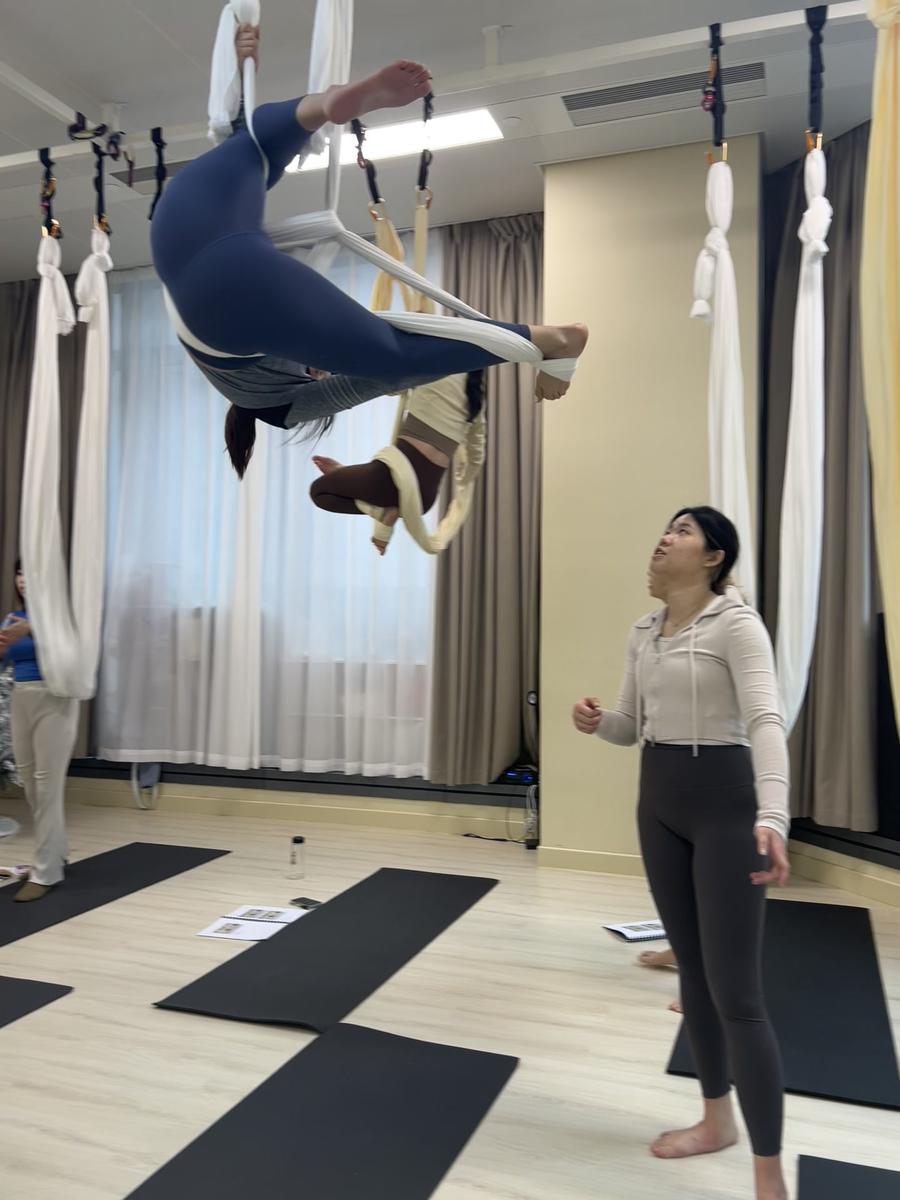 Aerial practice still